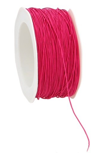 [K1400004] Luxe Decoratie draad Garen Met IJzerdraad Fuchsia 1mm x 100mtr