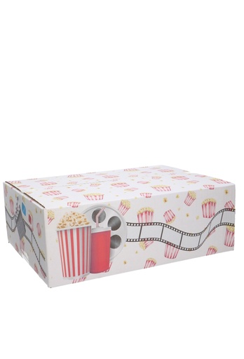 [1910083] Geschenkdozen Film & Popcorn 39x29x13cm 15stuks