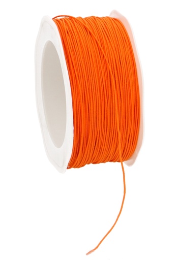 [K1400007] Luxe Decoratiedraad Garen Met IJzerdraad Oranje 1mm x 100meter