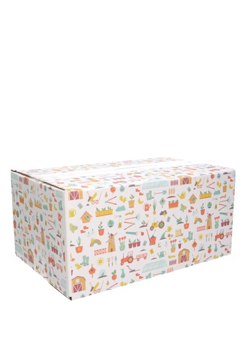 [1910080] Geschenkdozen Boerderij 31x20x14cm 30stuks