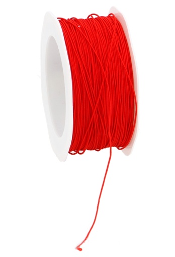 [K1400008] Luxe Decoratiedraad Garen Met IJzerdraad Rood 1mm x 100meter