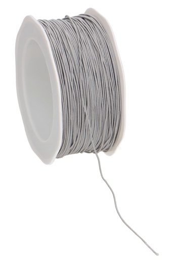 [K1400010] Luxe Decoratiedraad Garen Met IJzerdraad Zilver 1mm x 100meter