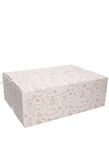 [1910099] Geschenkdozen Wedding Day 39x29x13cm 15stuks