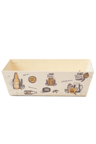 [183019] Houten Korf Bedrukt Best Bier Versie 2 29x19x9cm 25stuks