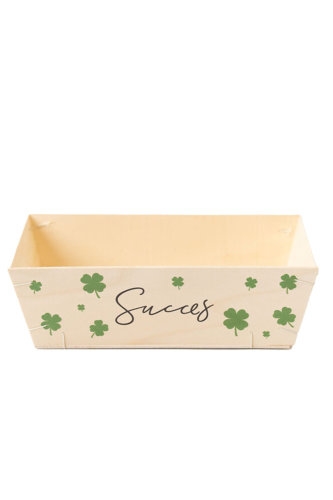 [183056] Houten Korf Bedrukt Succes Versie 1 29x19x9cm 25stuks
