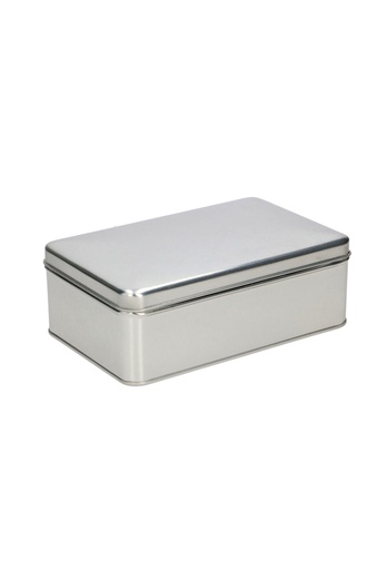 [K1150300] Blikken Blanco Rechthoekig 16.6x10.6x5.5cm 1stuks OP IS OP