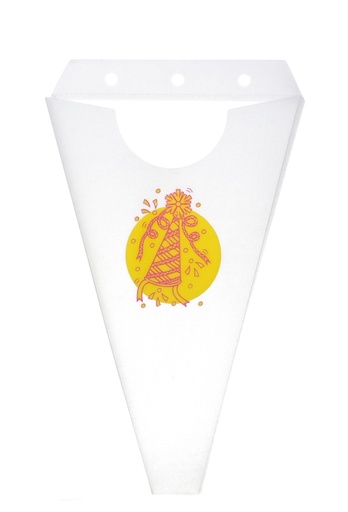 [K1071013] Snoepzakken Houder Frost White 25x46cm