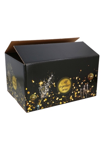 [8101305K] Kerstpakketdozen All Together Now 39x29x23.2cm 15stuks