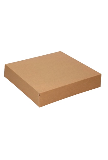 [K1272126] Gebaksdozen Kraft Delights 25x25x5cm Kraft Onbedrukt 50stuks