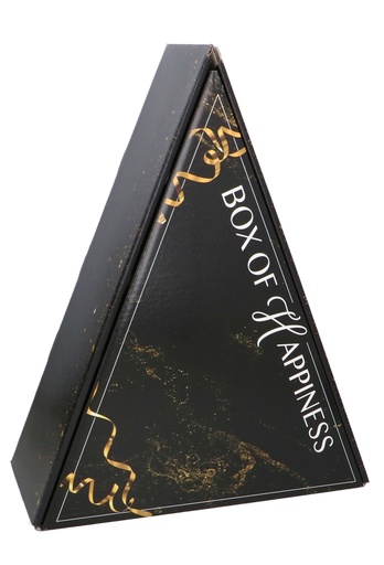 [8100968] Kerstpakketdozen Happiness in a Box Zwart 40x50x18cm 25stuks