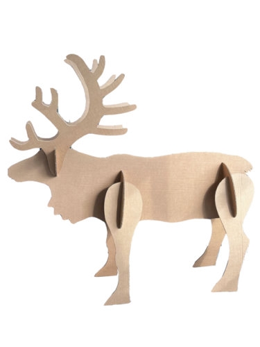 [8101340] Rendier Gemaakt Van Karton 175x175cm per stuk