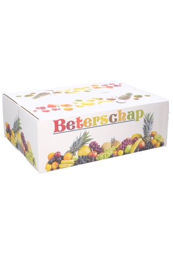 [1910131] Geschenkdozen Beterschap Fruit 39x29x13cm 15stuks