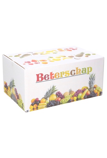 [1910132] Geschenkdozen Beterschap Fruit 31x20x14cm 30stuks