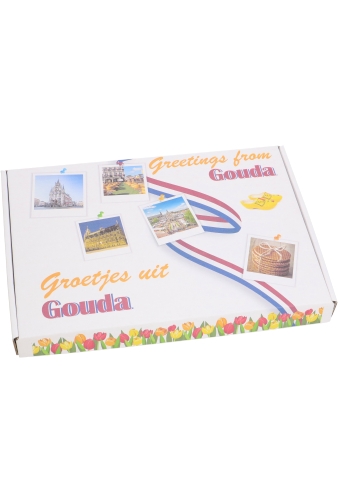 [1920005] Brievenbusdoos Groetjes & Greetings Gouda A4 31x22x2.8cm 10stuks