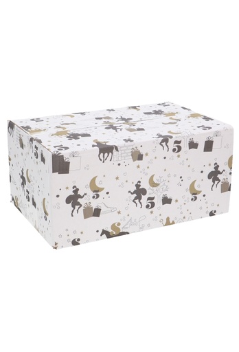 [1910138] Geschenkdozen Sint 5 December 31x20x14cm 30stuks