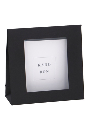 [K1020448] Kadobon Met Een Kadozakje Jova Zwart Met Plakstrip & Venster 10stuks