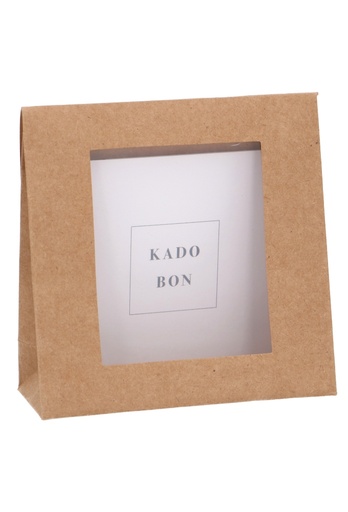 [K1020449] Kadobon Met Een Kadozakje Jova Kraft Met Plakstrip & Venster 10stuks