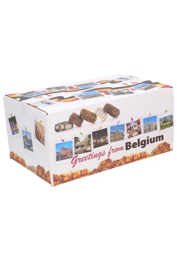 [1910158] Geschenkdozen Greetings Belgium 31x20x14cm 30stuks