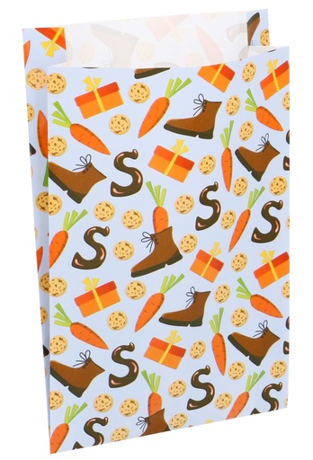[K1220248] Sintzakjes Sinterklaas Kapoentje & ZIJVOUW 17x25+4cm 100stuks