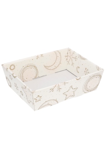 [K1272145] Geschenkdoos Korf Mera Wit Celestial Christmas 23x17x8cm 50stuks