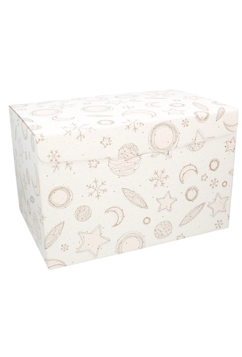 [K1272140] Luxe Kerstpakketdoos Wit Celestial Christmas 46x32x29cm 20stuks