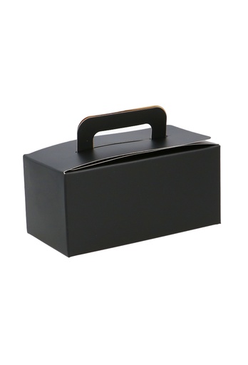 [K1360117] Bonbondoosjes Koffertje Zwart Mat 14x7.5x7cm 500gram 25stuks