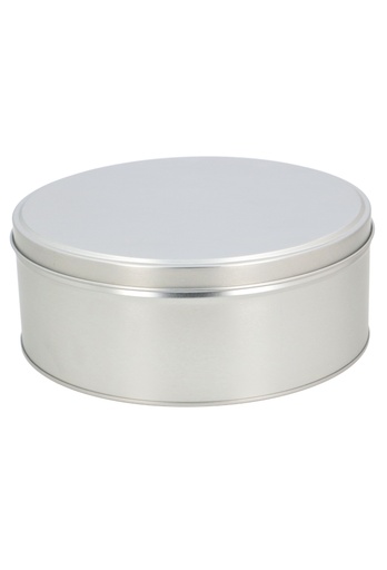 [K1150524] Blikken Blanco Koekblik Rond r19.8x7.5cm 1 stuk