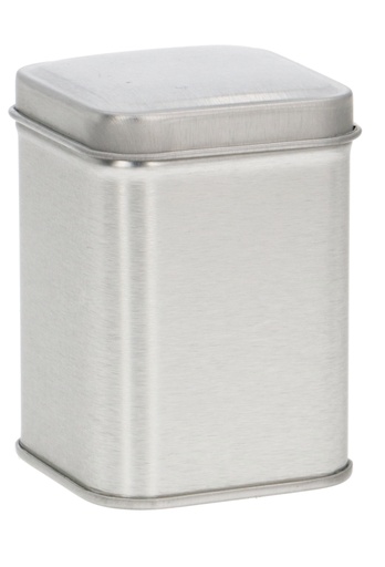 [K1150526] Blikken Blanco Rechthoekig 4.4x4.4x6.3cm 1 stuk