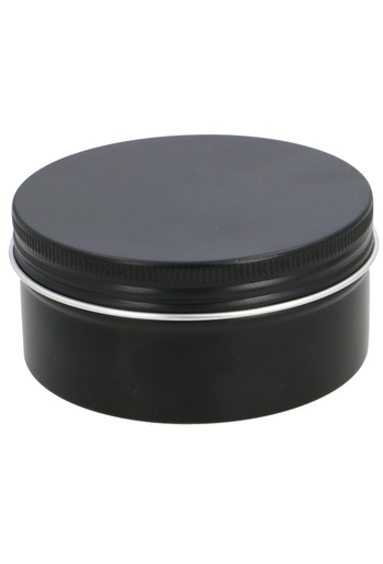 [K1150528] Blikken Blanco Zwart Rond 9.2x4.5cm 1 stuk