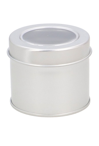 [K1150519] Blikken Blanco Rond & Venster 6.3x5.3cm 1 stuk