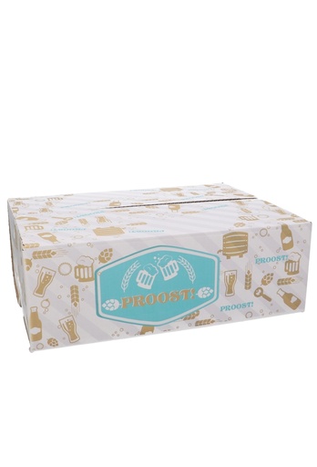 [1910147] Geschenkdozen Proost 39x29x13cm 15stuks