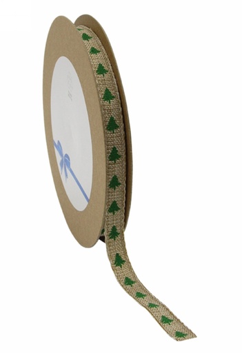 [K1391274] Kerstlint Jute Trees Naturel 10mm x 15meter