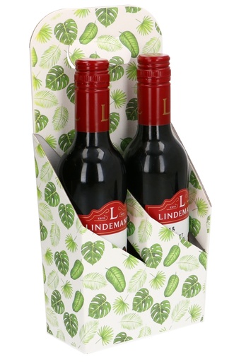 [1950015] Wijnverpakking Draagdoos Piccolo Jungle voor 2 flesjes 37.5cl 10stuks