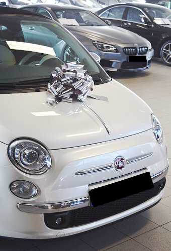 [K1290067] Autostrikken Groot Padova Metallic Zilver d35+17cm Hoogte 22cm.