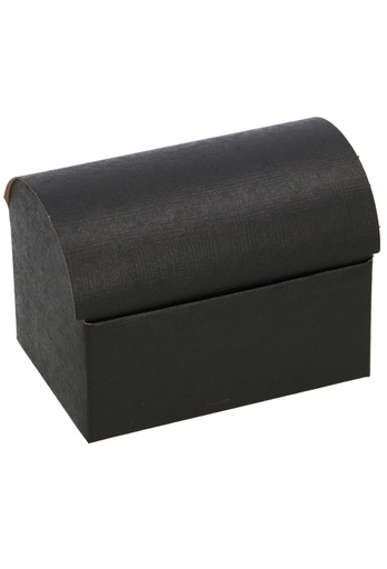 [K1272159] Kadodoosje Schatkistje Zwart 250gram 10x7x7.5cm 10stuks