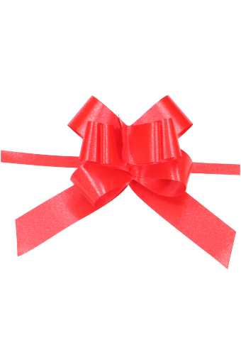 [K1420007] Mini Trek Strikken Rood Doorsnee van 45mm met een lint 15mm 50stuks