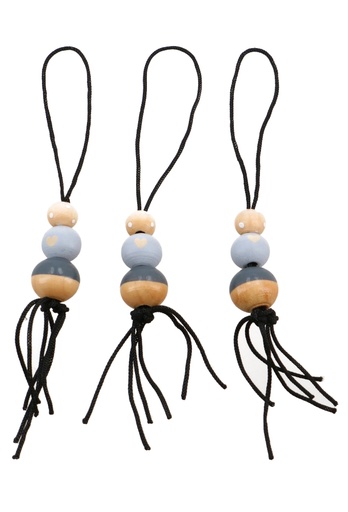 [K1340826] Gelukspoppetjes Gelukshanger Lucky Hartjes Grijs Met Koord 50stuks