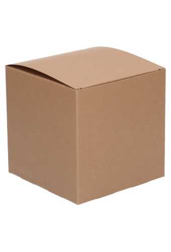 [K1271517] Kadodoosjes KrabBOX Gerecycled Naturel 10x10x10cm 25stuks