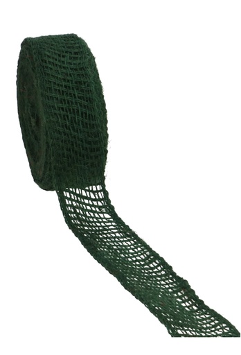 [K1391308] Geschenklint Jute Naturel Groen 50mm x 20meter