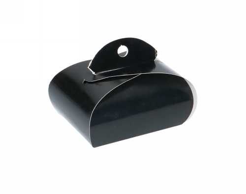 [K1270396] Geschenkdoosjes Merano Zwart 6.5x4x3cm 10 stuks