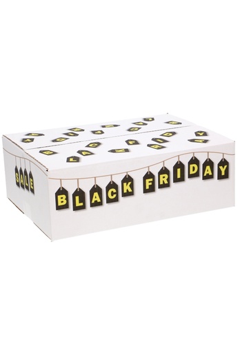 [1910166] Geschenkdozen Black Friday & Sale 39x29x13cm 15stuks