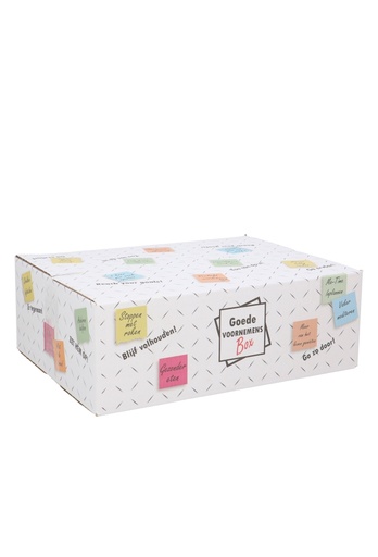 [1910170] Geschenkdozen Goede Voornemens 39x29x13cm 15stuks