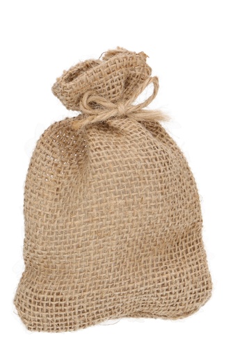 [K1071221] Jutezak Onbedrukt Klein Met Koord 10x15cm 50stuks