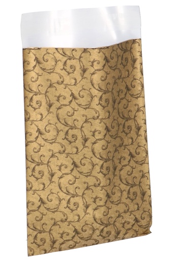 [K1070220] Kadozakjes Folie Mita Barok Goud & Plakstrip 15x23.5+3cm100st OP IS OP