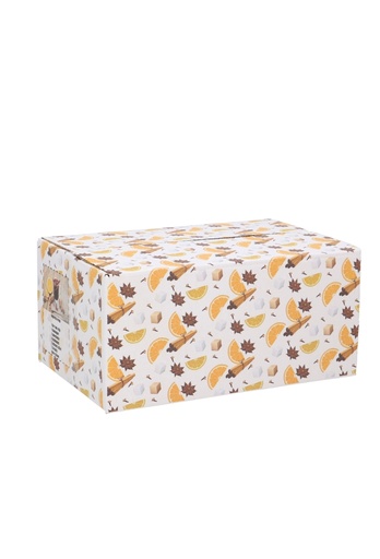 [1910174] Kerstpakketdozen Gluhwein Wit 31x20x14cm 30stuks