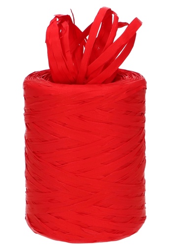 [K1430006] Raffia Linten Trend Rood 5mm x 200 meter