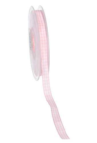 [K1380011] Cadeaulinten Ruit Baby Roze 10mm x 20 meter