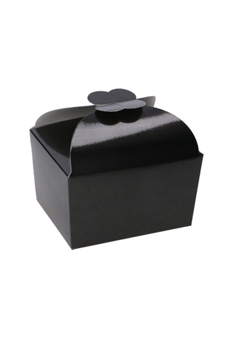 [K1360567-24ST] Bonbondoosjes Todi Zwart Glans 125gram 7.6x6x4.8cm 24stuks