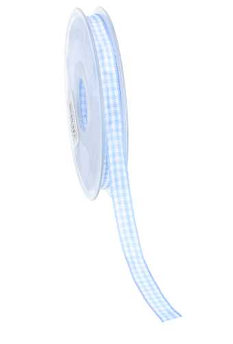 [K1380018] Cadeaulinten Ruit Baby Blauw 10mm x 20 meter