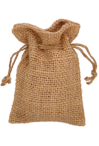 [K1070162] Jutezakje Met Koord Naturel Klein 9x12cm 10stuks